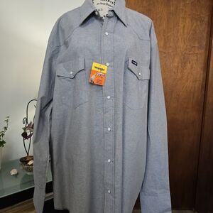 Wrangler Men's Gray Shirt